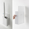 ウォール流せるトイレブラシホルダー プレート 石こうボード壁対応.|s9